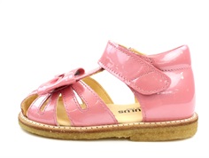 Angulus sandal rose pink with bow and varnish